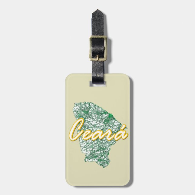 Etiqueta De Bagagem Ceara (Frente Vertical)