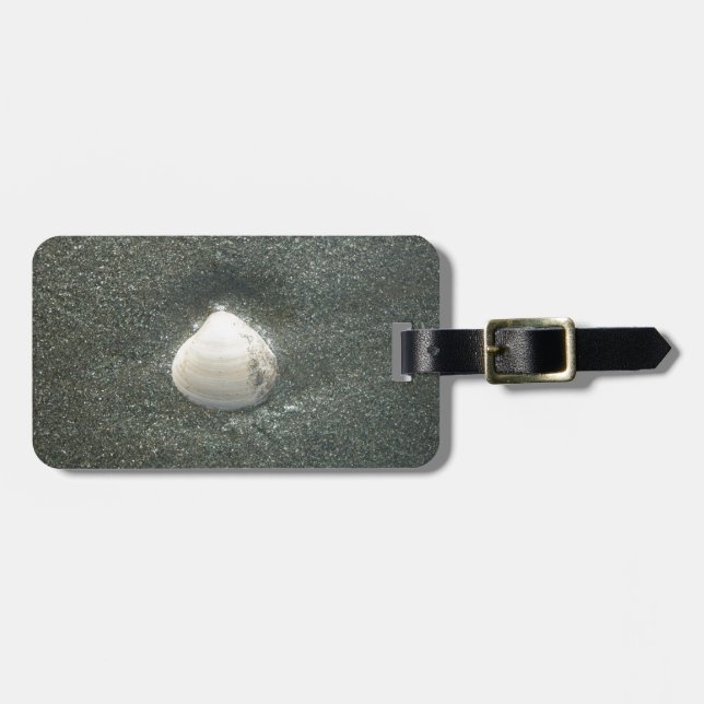 Etiqueta De Bagagem Célula na Areia: Um Souvenir Salgado (Frente Horizontal)
