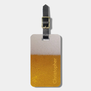 Etiqueta De Bagagem Cerveja fria personalizada engraçada