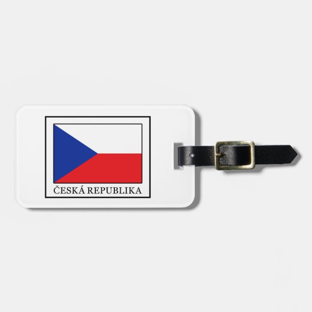 Etiqueta De Bagagem Ceska Republika (Frente Horizontal)