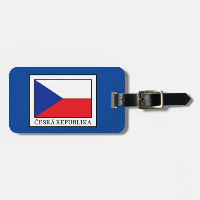 Etiqueta De Bagagem Ceska Republika (Frente Horizontal)
