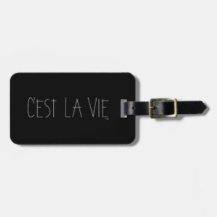 Etiqueta De Bagagem C'est La Vie - Essa é a vida