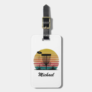Etiqueta De Bagagem Cesto de Golfe de Disco Frisbee Personalizado
