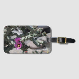 Etiqueta De Bagagem Challa Cactus em flor