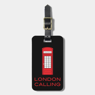Etiqueta De Bagagem CHAMADA de LONDRES - Tag da bagagem