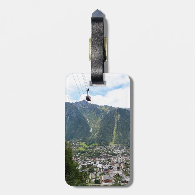 Etiqueta De Bagagem Chamonix - França (Traseira Vertical)