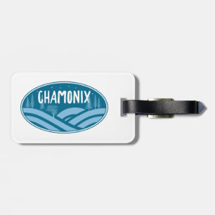 Etiqueta De Bagagem Chamonix França Ao Ar Livre