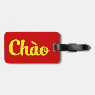 Etiqueta De Bagagem Chào/olá! ~ Vietnam/vietnamita/Tiếng Việt