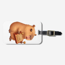 Chapéu Russo de Hamster Adorável - Etiqueta de Bag