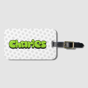 Etiqueta De Bagagem Charles