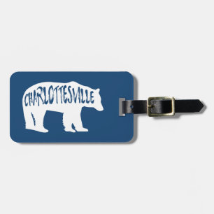 Etiqueta De Bagagem Charlottesville Virginia Bear
