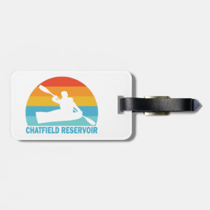 Etiqueta De Bagagem Chatfield Reservoir Colorado Caiaque