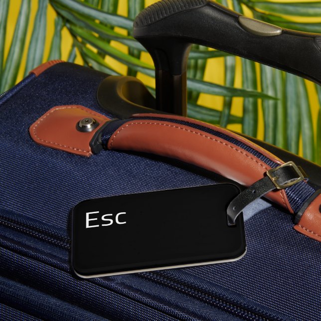 Etiqueta De Bagagem Chave do Computador Esc (Escape) (Frente Insitu 3)