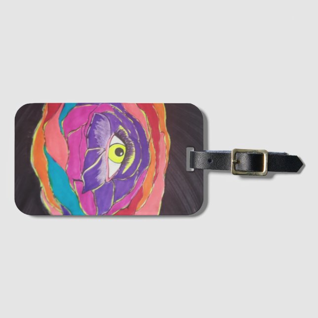 Etiqueta De Bagagem Chaveiro (Frente Horizontal)