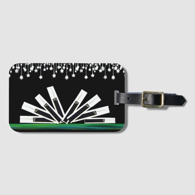 ETIQUETA DE BAGAGEM CHAVES DE MEIO-NOITE (Frente Horizontal)