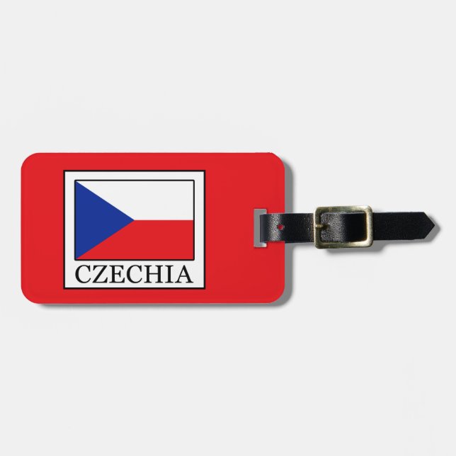 Etiqueta De Bagagem Checoslovia (Frente Horizontal)