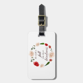 Etiqueta De Bagagem cheio psalm 33