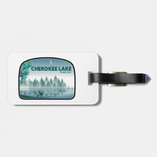 Etiqueta De Bagagem Cherokee Lake Tennessee Deer