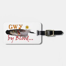 Etiqueta De Bagagem Cherokee pelo sangue