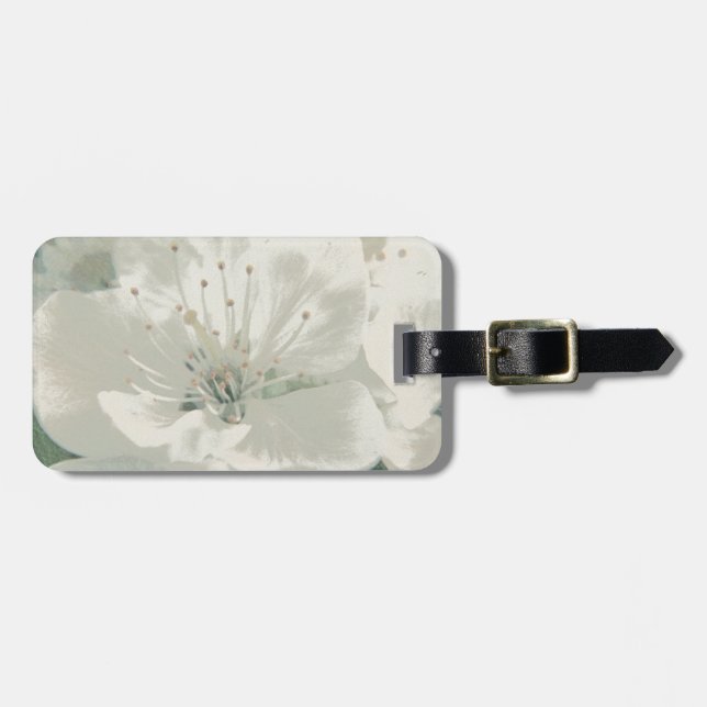 Etiqueta De Bagagem Cherry Blossom (Frente Horizontal)