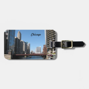 Etiqueta De Bagagem Chicago River