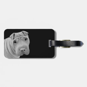 Etiqueta De Bagagem Chinês Shar-Pei