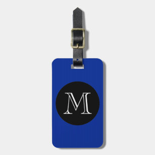 ETIQUETA DE BAGAGEM CHIQUE LUGGAGE/BAG TAG_ 66 BLUE/BLACK/MONOGRAM