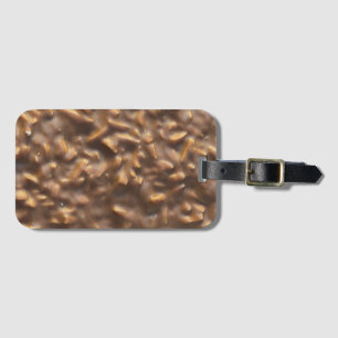 Etiqueta De Bagagem Chocolate Granulado