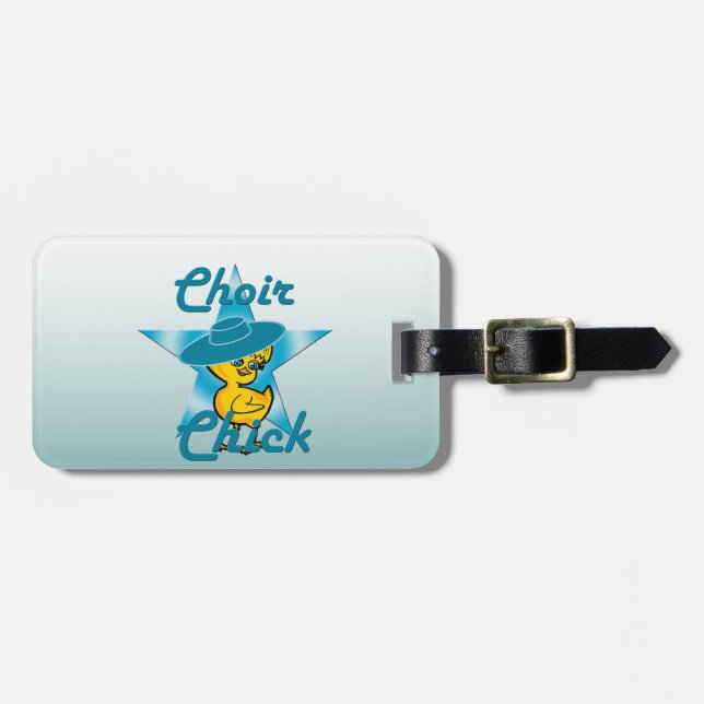 Etiqueta De Bagagem choir Chick #7 (Frente Horizontal)