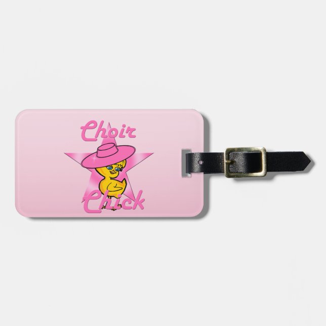 Etiqueta De Bagagem Choir Chick #8 (Frente Horizontal)