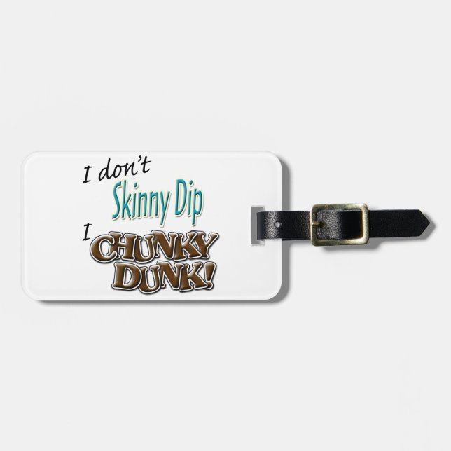 Etiqueta De Bagagem Chunky Dunk (Frente Horizontal)