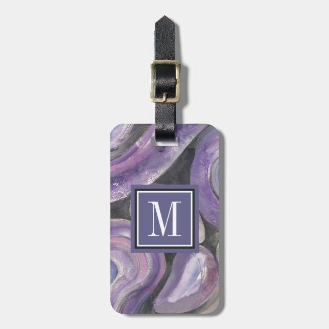 Etiqueta De Bagagem Chuva do círculo (Frente Vertical)