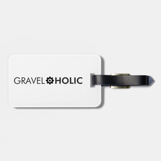 Etiqueta De Bagagem Ciclagem Gravelaholic Gravel (Traseira Horizontal)