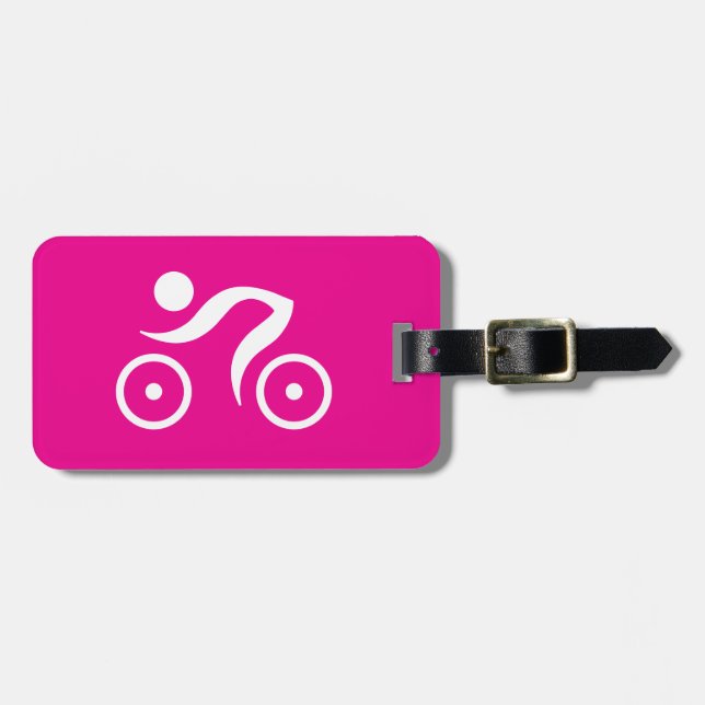 Etiqueta De Bagagem Ciclismo legal e design único (Frente Horizontal)