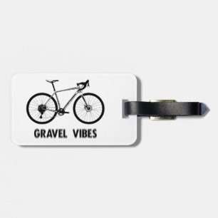 Etiqueta De Bagagem Ciclismo Vibes em Cascalho