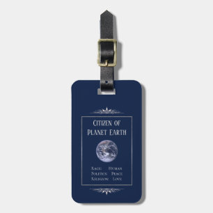 Etiqueta De Bagagem Cidadão do planeta Terra