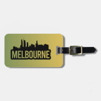 Cidade de Melbourne Austrália Sumário de linha do 