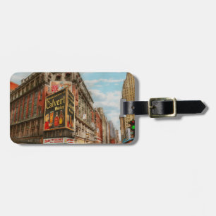 Etiqueta De Bagagem Cidade - NY - Tastee's e Macy's 1942