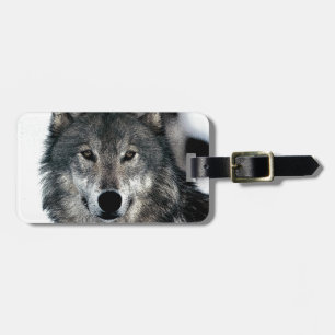 Etiqueta De Bagagem Cinza Wolf