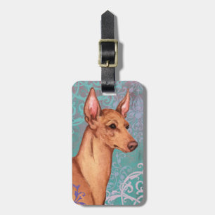 Etiqueta De Bagagem Cirneco dell'Etna Elegante