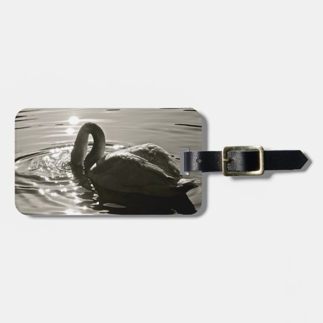 Etiqueta de Bagagem Cisne (Frente Horizontal)