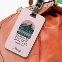 Citação de Shakespeare Rosa e Blush Moderno Person