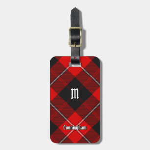 Etiqueta De Bagagem Clan Cunningham Tartan