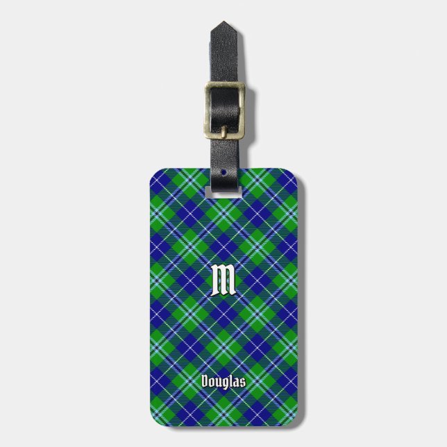 Etiqueta De Bagagem Clan Douglas Tartan (Frente Vertical)