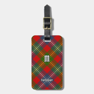 Etiqueta De Bagagem Clan Forrester Tartan