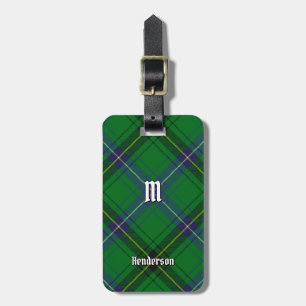 Etiqueta De Bagagem Clan Henderson Tartan