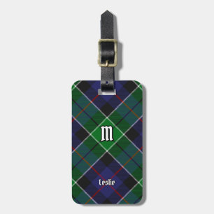 Etiqueta De Bagagem Clan Leslie caçando Tartan