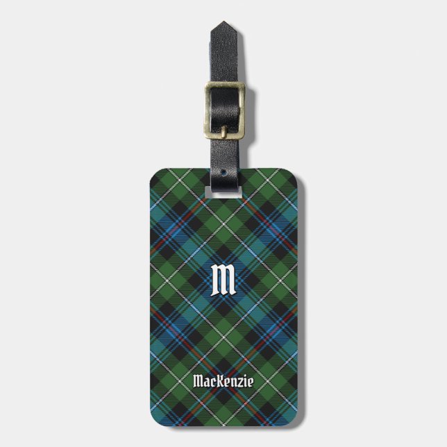 Etiqueta De Bagagem Clan MacKenzie Tartan Luartigo (Frente Vertical)