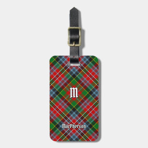 Etiqueta De Bagagem Clan MacPherson Tartan Tag Bagagem