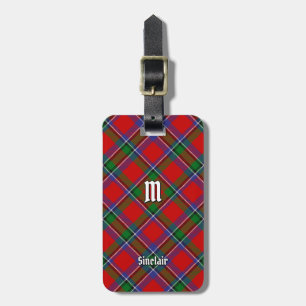 Etiqueta De Bagagem Clan Sinclair Tartan